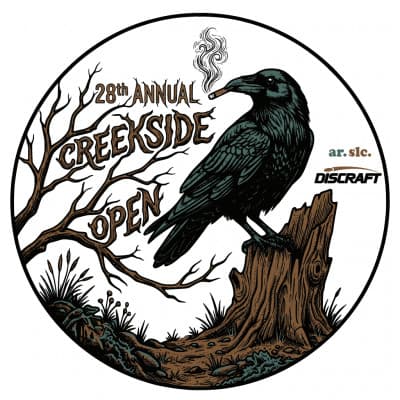 28th Annual Creekside Open Presented by Discraft - AM Weekend tournament artwork